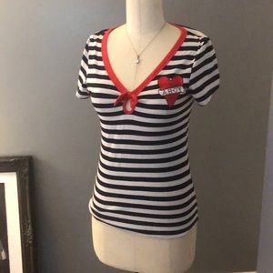 Sourpuss striped shirt